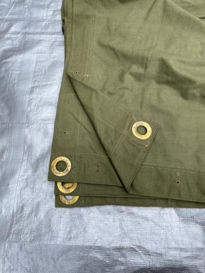 ルーマニア軍 コットン ポンチョ テントシート (Dead Stock ルーマニア軍 コットン ポンチョ テントシート (Dead Stock