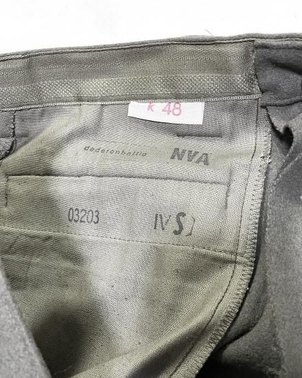 ヴィンテージ NVA 東ドイツ軍 ウール ドレスパンツ (Dead Stock ヴィンテージ NVA 東ドイツ軍 ウール ドレスパンツ (Dead Stock