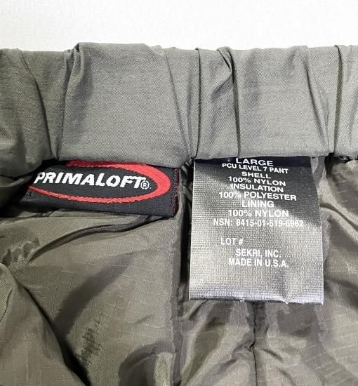 米軍 PCU LEVEL7 JACKET TYPE1 PANT セットアップ LARGE (Dead 米軍 PCU LEVEL7 JACKET TYPE1 PANT セットアップ LARGE (Dead