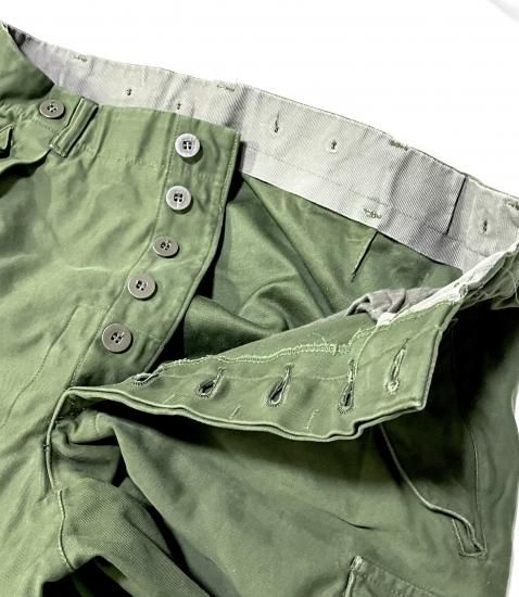 70's スウェーデン軍 M59 カーゴパンツ (Mint) - KITAYA Online 70's スウェーデン軍 M59 カーゴパンツ (Mint) - KITAYA Online