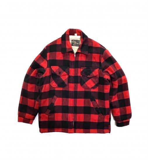 80's Cal Craft バッファローチェック 裏ボア ウールジャケット (Mint) - KITAYA Online Store 80's Cal Craft バッファローチェック 裏ボア ウールジャケット (Mint) - KITAYA Online Store