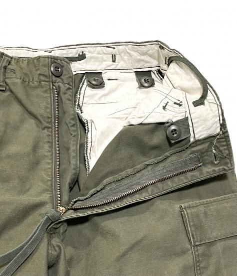 m-65 カーゴパンツ　usarmy Regular small 70's アメリカ軍 M-65カーゴパンツ Small-Regular (USED