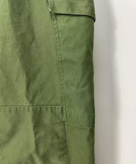 古着 スウェーデン軍実品 M59 前期 ミリタリー カーゴパンツ C48