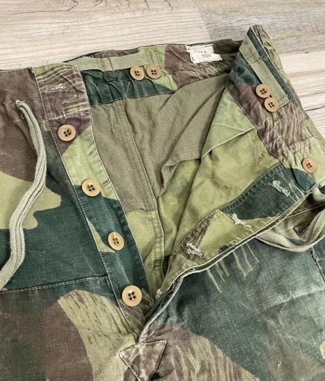 50s ベルギー軍 ブラッシュストロークカモ オーバー パンツ 5