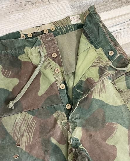 50s ベルギー軍ブラッシュストロークカモ 　後期型 USED】50's Belgian Army 
