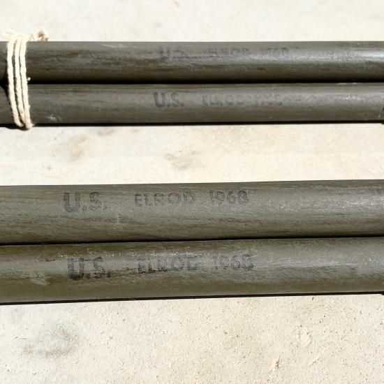 60's アメリカ軍 パップテント用 ポール 6本 (Mint) - KITAYA