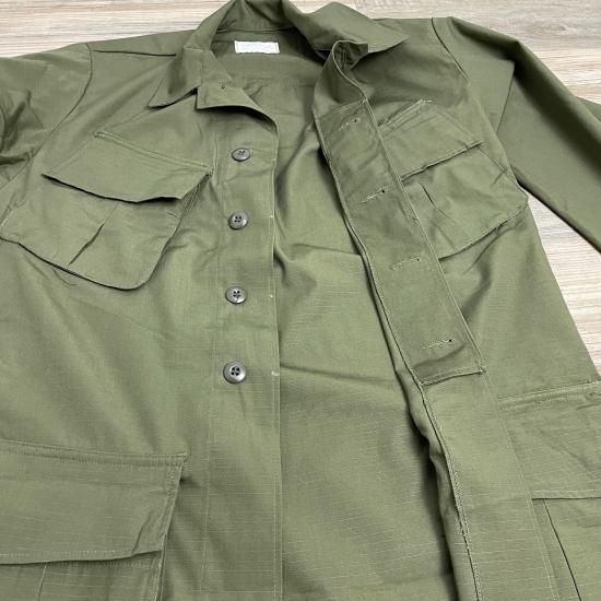 70's アメリカ軍 実物 ジャングルファティーグ ジャケット 4th リップストップ XSmall-Regular (Dead Stock） -  KITAYA Online Store