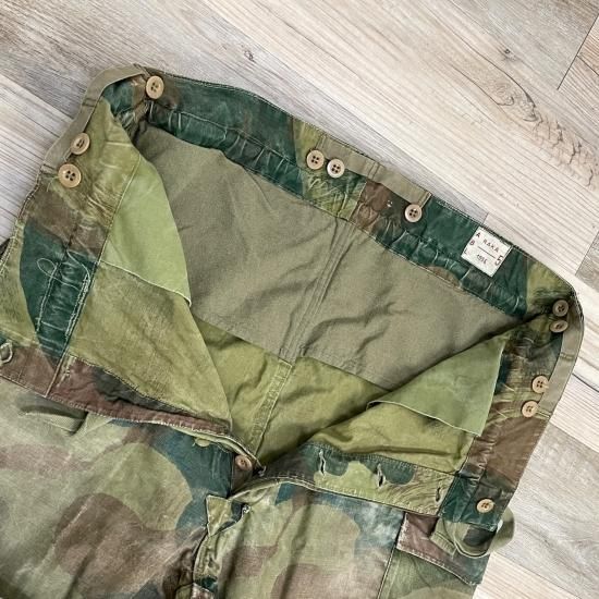 50s ベルギー軍 ブラッシュストロークカモ オーバー パンツ 5 50s ベルギー軍 ブラッシュストロークカモ オーバー パンツ 5