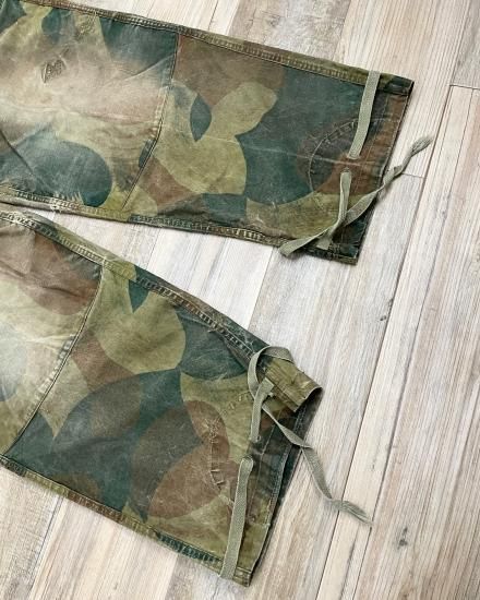 50s ベルギー軍 ブラッシュストロークカモ オーバー パンツ 5 50s ベルギー軍 ブラッシュストロークカモ オーバー パンツ 5