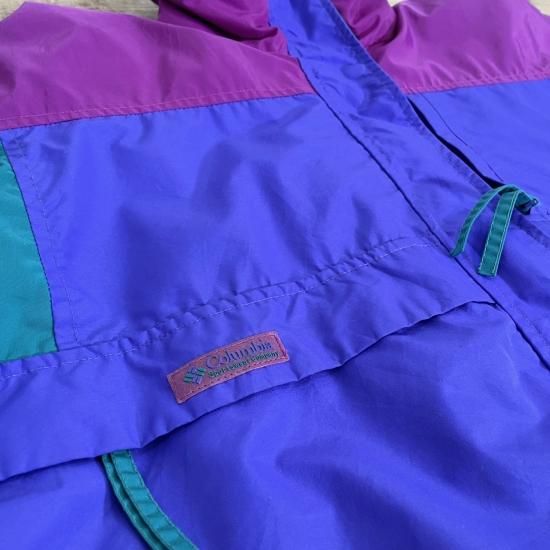 90's Columbia コロンビア ナイロンジャケット レディースL 90's Columbia コロンビア ナイロンジャケット レディースL