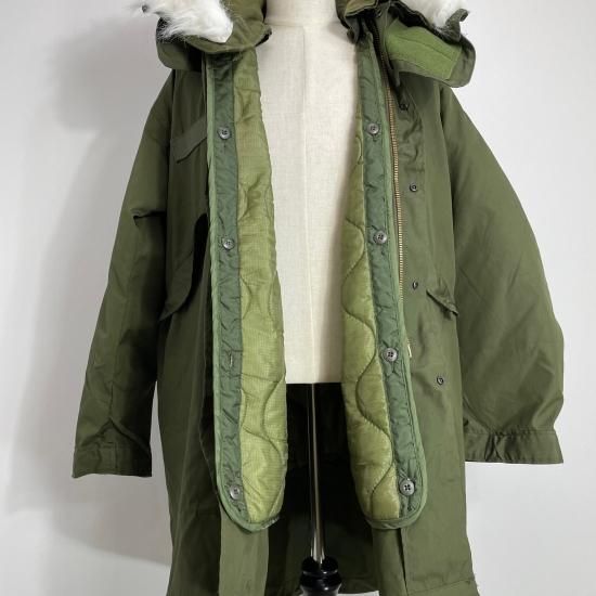 美品XS フルセット M65 フィッシュテールパーカー US アーミー 80s アメリカ軍 M-65 フィッシュテールパーカー フルセット XS 80s