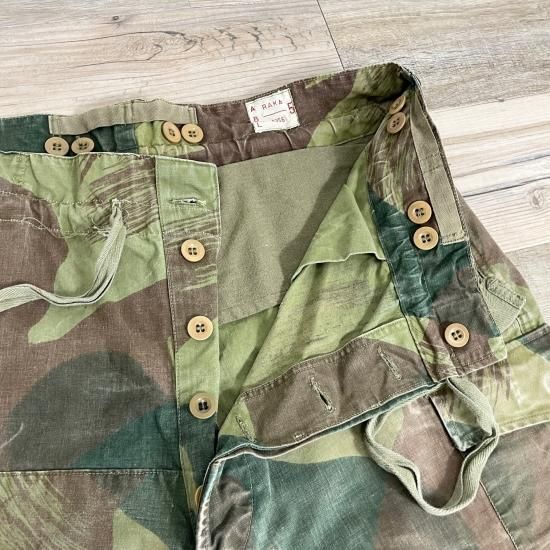 50s ベルギー軍 前期型 ブラッシュストロークカモ オーバーパンツ 5 ベルギー軍 50s ブラッシュストロークカモ オーバーパンツ 前期
