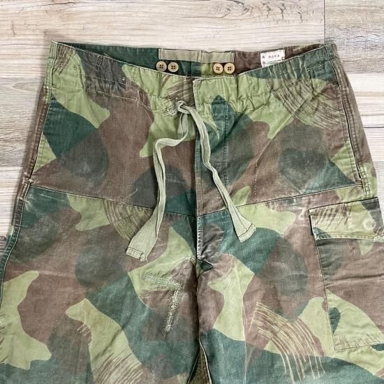 50s ベルギー軍 ブラッシュストロークカモ オーバー パンツ 5