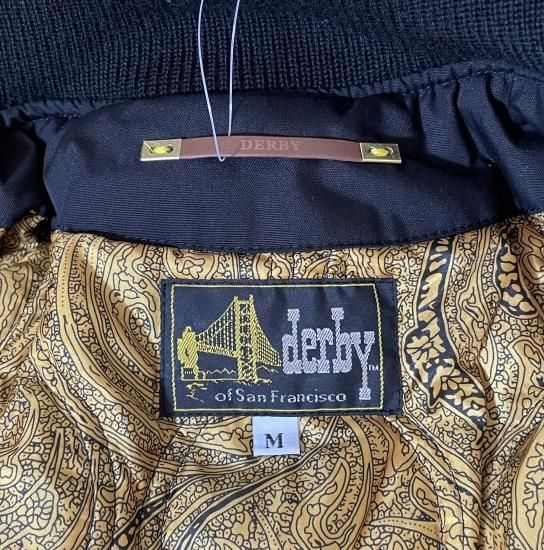 Derby of San Francisco ダービージャケット Black & Gold