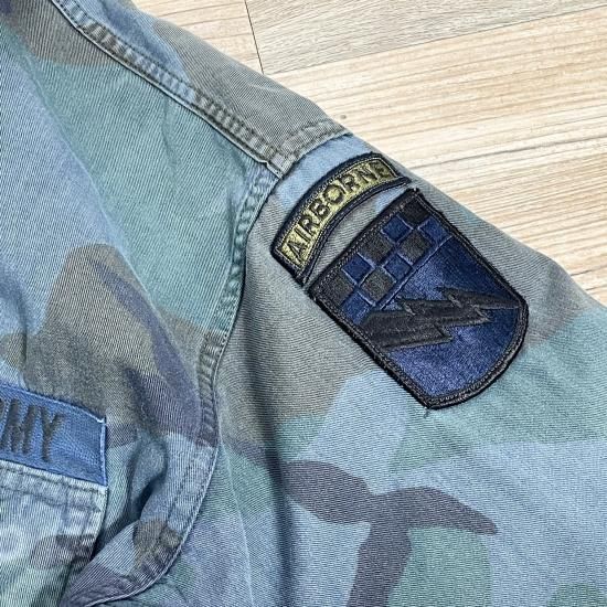 アメリカ軍 後染め カモ BDU ジャケット 