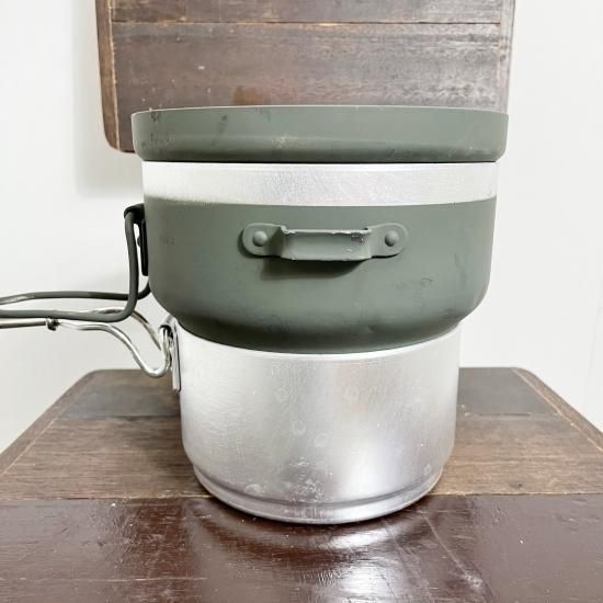 60's チェコ軍 アルミ クッカー メスキット 耳付き オリーブ