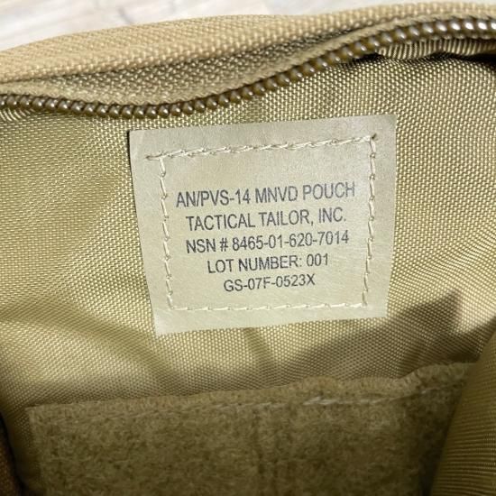 米軍放出品 US ナイトビジョンポーチ タクティカルポーチ コヨーテ 6個セット 米軍放出品 US ナイトビジョンポーチ タクティカルポーチ