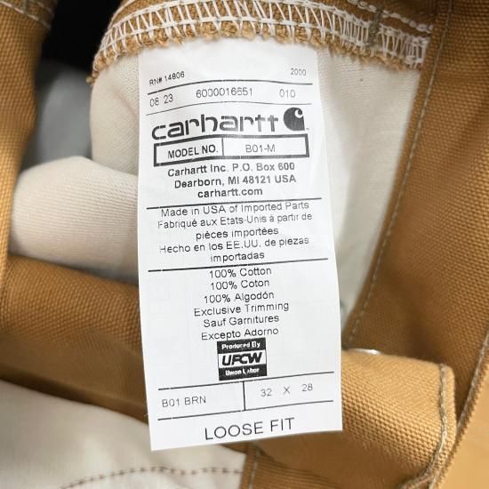 Carhartt カーハート IRR USA製 DOUBLE-FRONT UTILITY WORK PANT