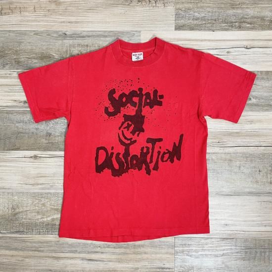 90's USA製 SOCIAL DISTORTION バンドT