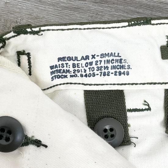 60's アメリカ軍 M-65 フィールドカーゴパンツ アルミジップ