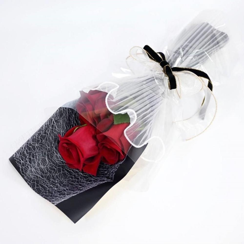 希少薔薇ブーケ柄3m