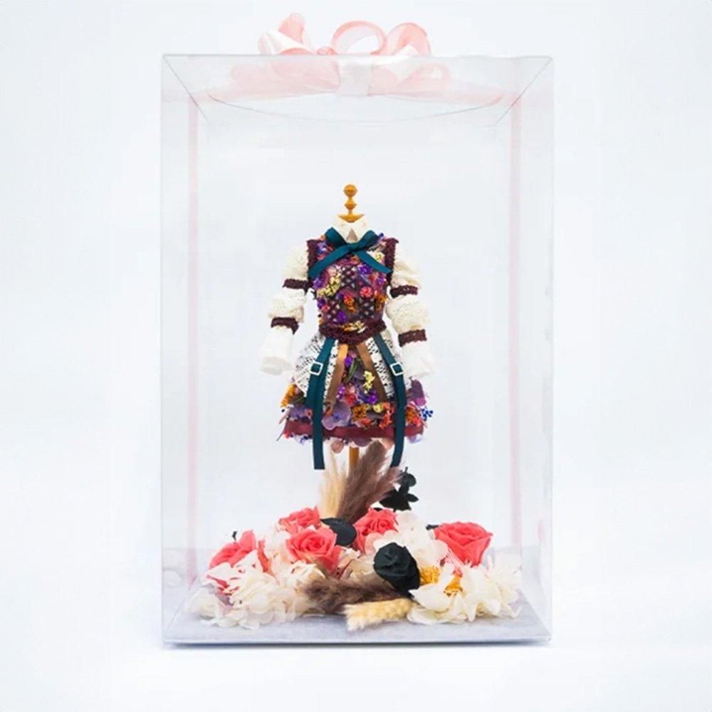 ウエディングドレス　トルソー付き　ハンドメイド ウェディングトルソー ウェディングドレス ミニチュアドレス
