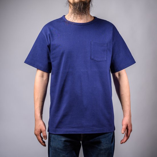 Heavy Weight Pocket Tee Ink Blue - BONCOURA Official Online Store