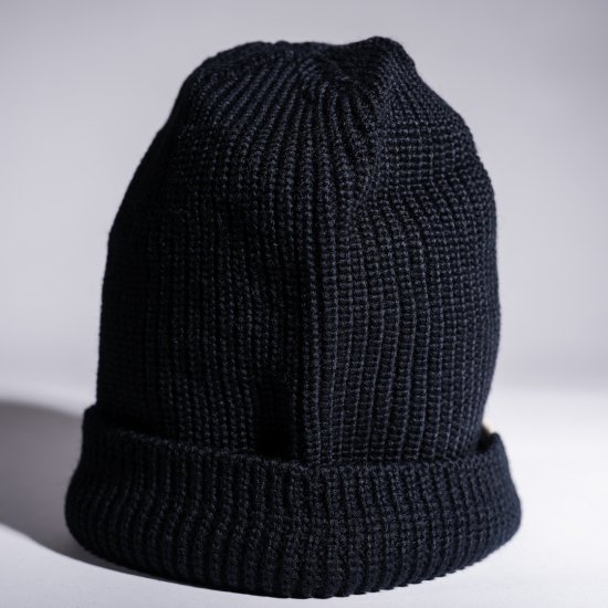 Knit Cap navy Wool - BONCOURA Official Online Store