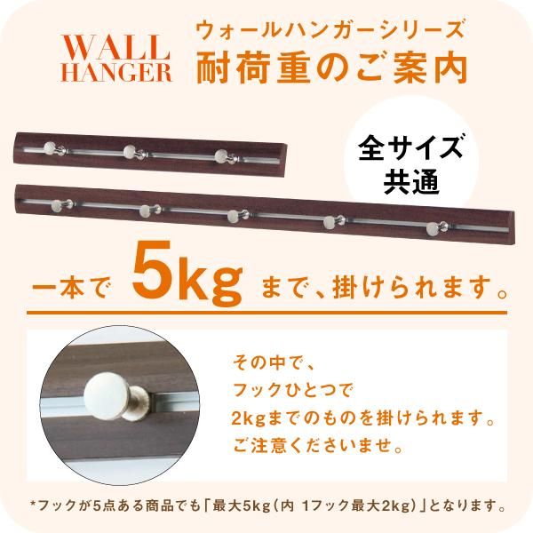 賃貸対応 壁掛け フック ハンガーフック 40cm オリジン 村松鏡店