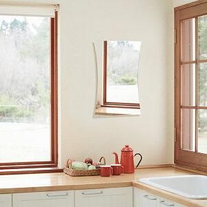 賃貸対応 壁掛け鏡【かがみのカタチ アジアン】バリ風デザインの鏡