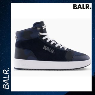 BALR. 【ボーラー】 オリジナル ブランド スニーカー カモ ブルー シューズ 靴