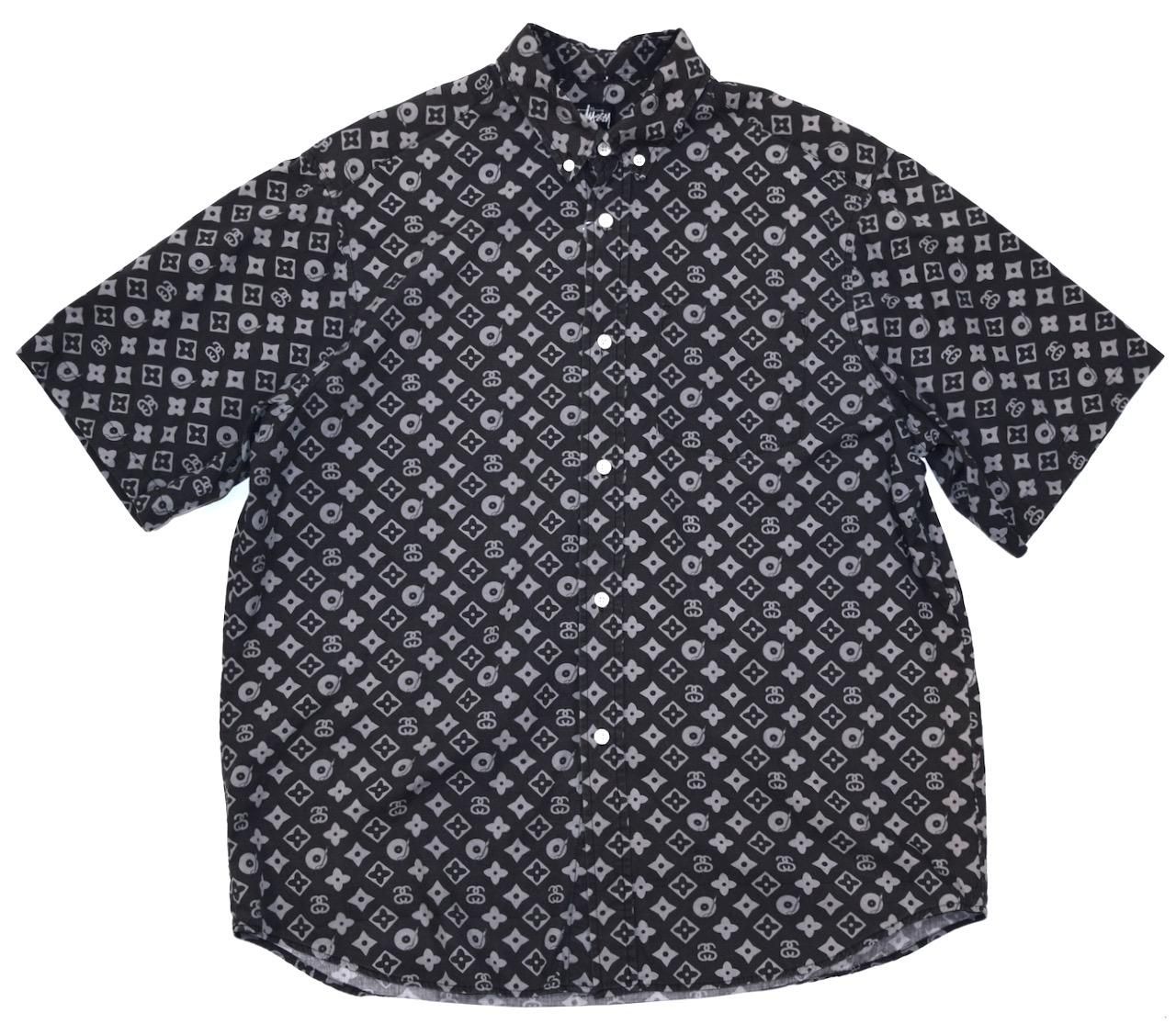 90s STUSSY Υ Short Sleeve Shirts MADE IN USA