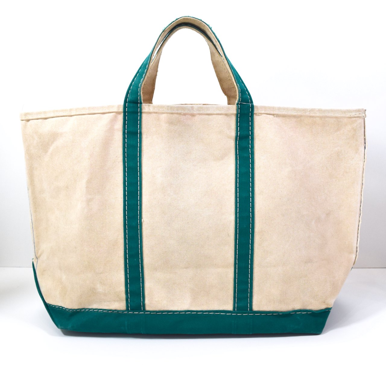 80s L.L.Bean Boat and tote Large size 二色タグ ヴィンテージトート 
