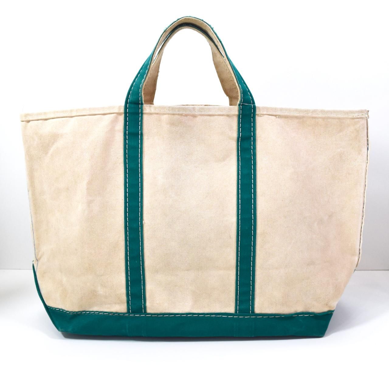 80s L.L.Bean Boat and tote Large size 二色タグ ヴィンテージトート