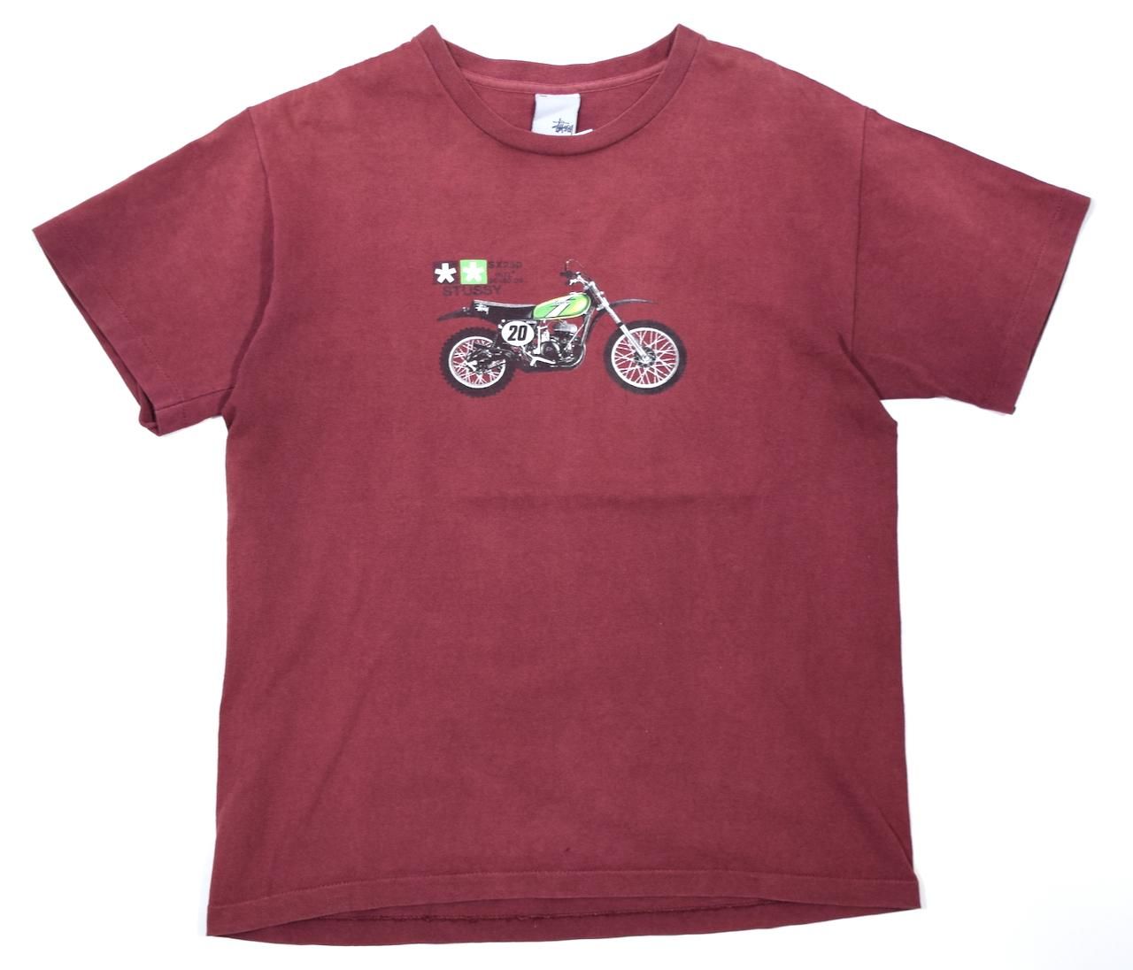 90s STUSSY Motorbike Tee MADE IN USA 