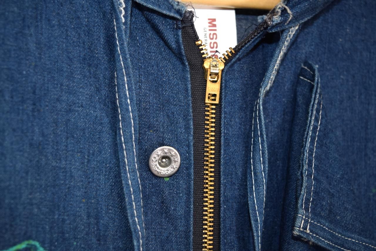 60s M.SETLOW&SON,INC. U.S.NAVY Vintage painter denim 60s M.SETLOW&SON,INC. U.S.NAVY Vintage painter denim