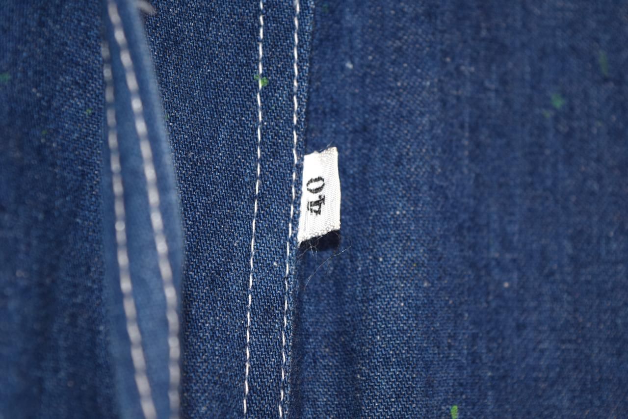 60s M.SETLOW&SON,INC. U.S.NAVY Vintage painter denim 60s M.SETLOW&SON,INC. U.S.NAVY Vintage painter denim