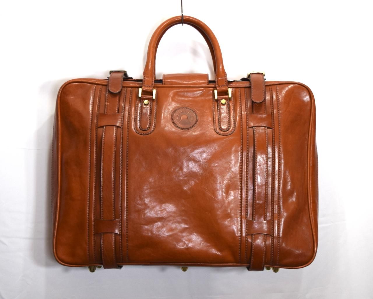 Conte Max Genius leather bag MADE IN ITALY 大型レザー旅行鞄 Conte Max Genius leather bag MADE IN ITALY 大型レザー旅行鞄