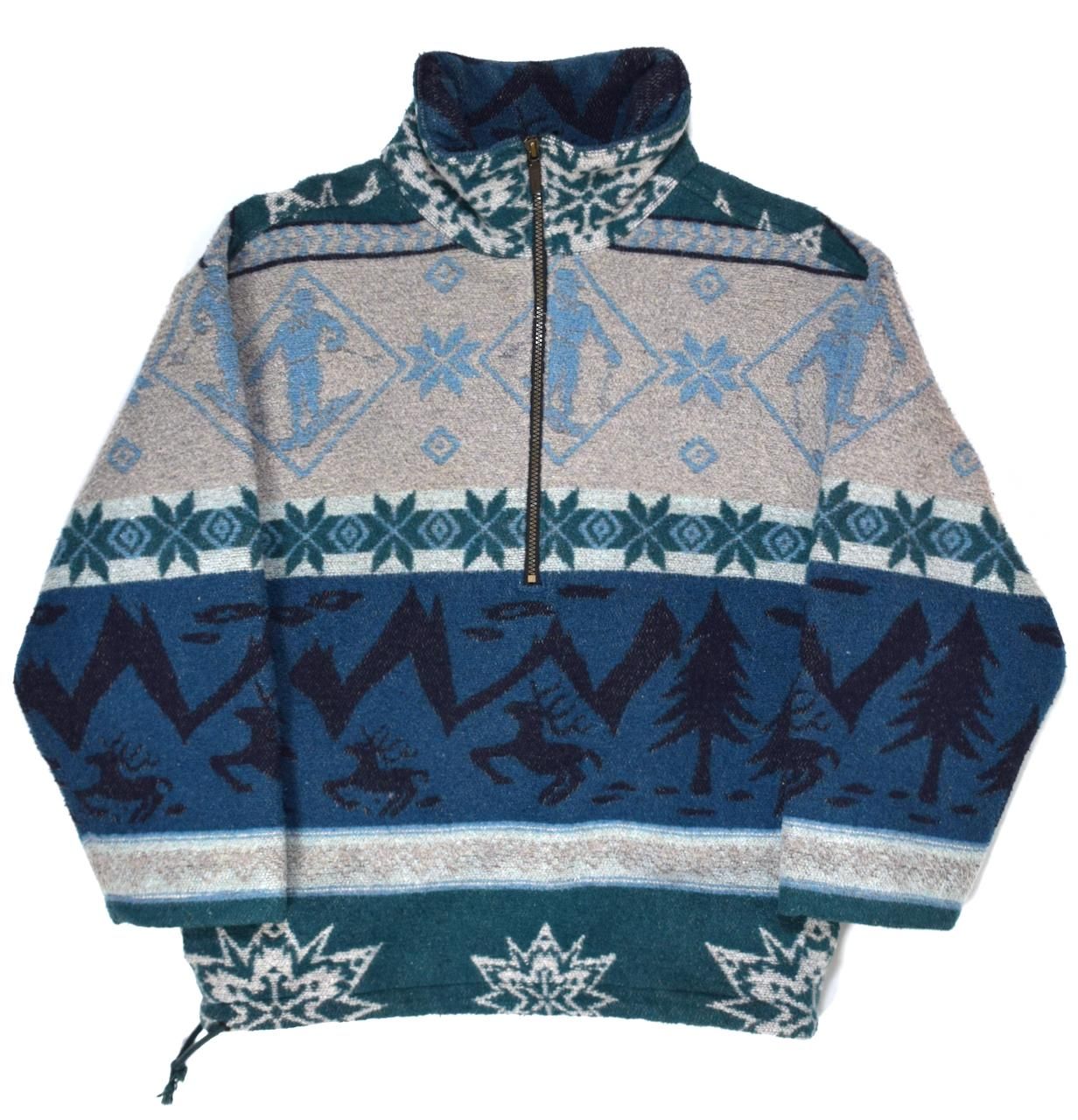 90s L.L.Bean Blanket pullover jacket M Υǥå ֥󥱥å