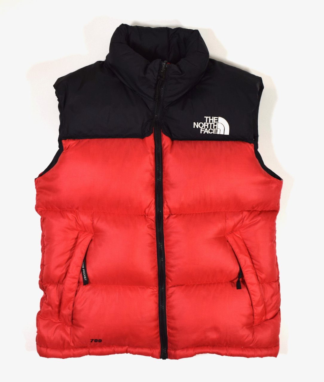 90s THE NORTH FACE Nuptse Vest MEN'S SMALL(M) Red 