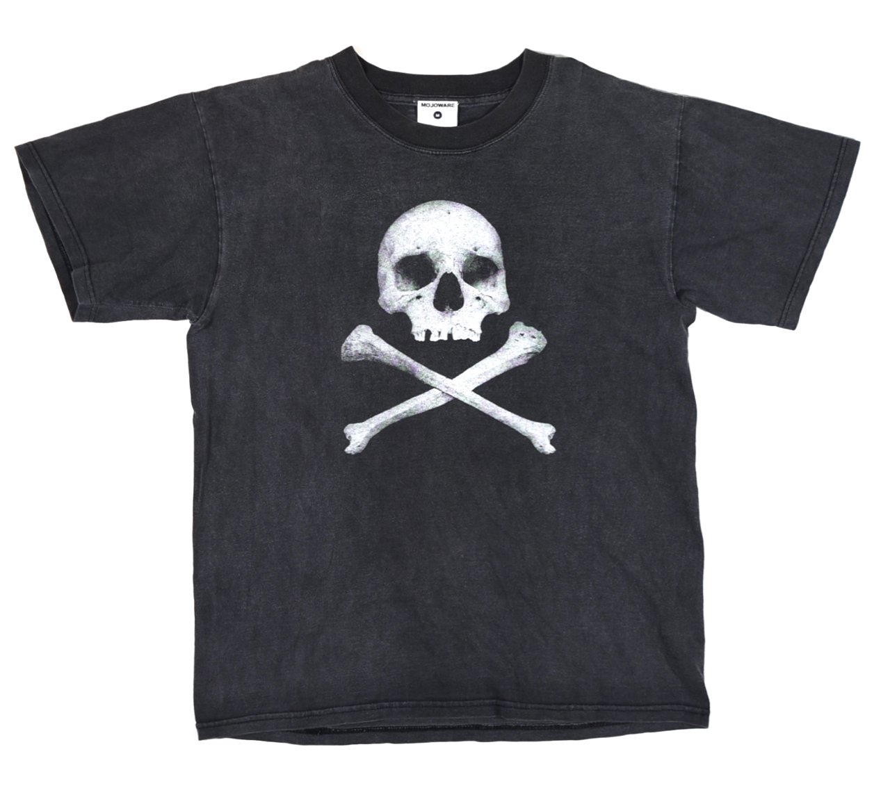 90s MOJOWARE Skull and Cross Bone Tee M MADE IN USA