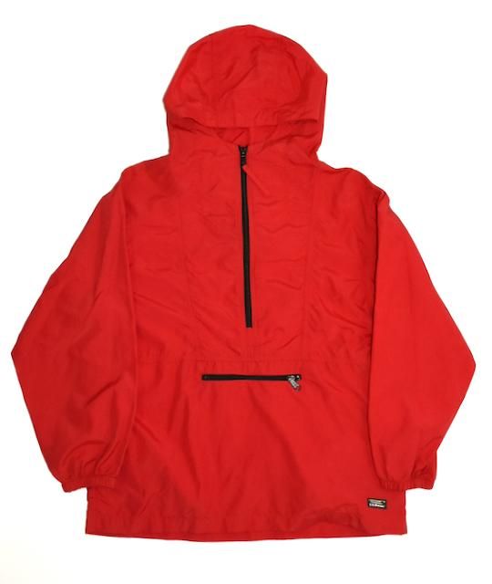 8090s L.L.Bean Nylon Anorak SM Red ǥ