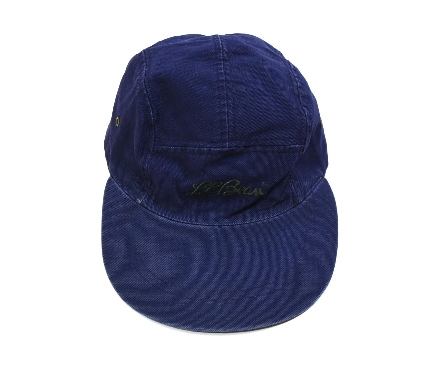 80〜90's USA製 L.L.Bean 筆記体ロゴ 5-PANEL CAP 100％品質