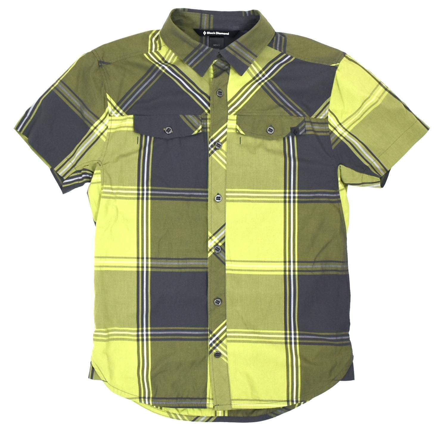 Black Diamond S/S Shirts S Yellow green