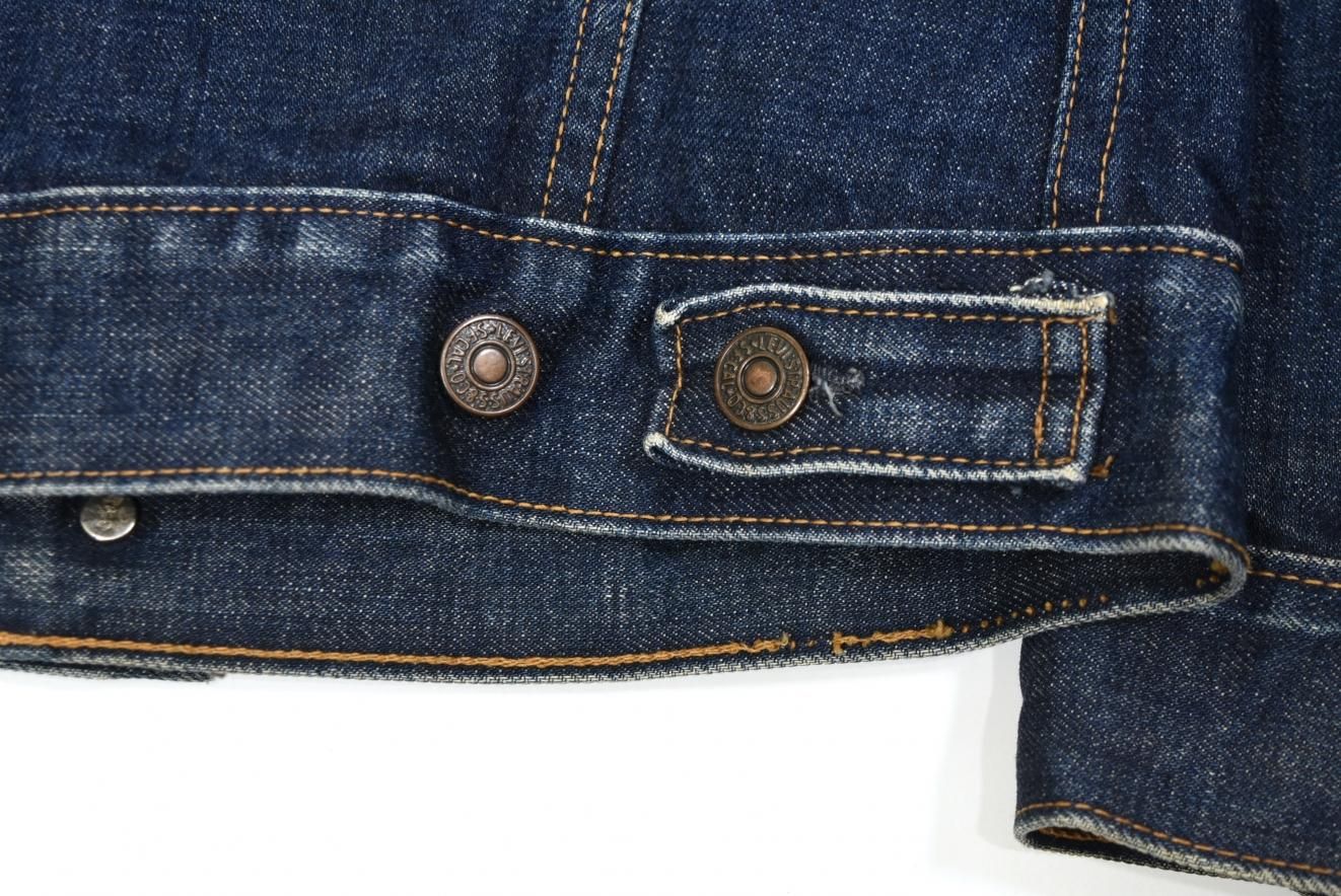 60s～ LEVI'S 70505 bigE 4th Denim jacket S程度 ボタン裏350 MADE IN