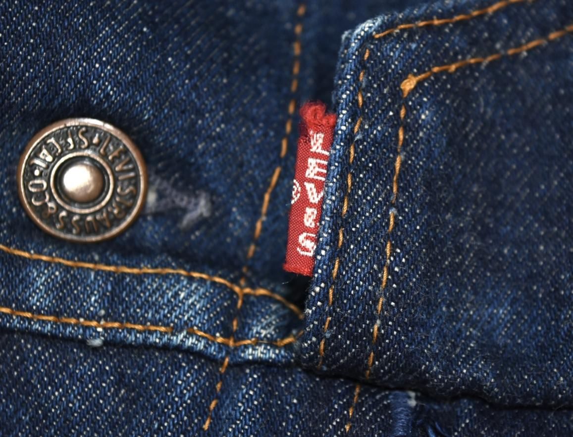 60s～ LEVI'S 70505 bigE 4th Denim jacket S程度 ボタン裏350