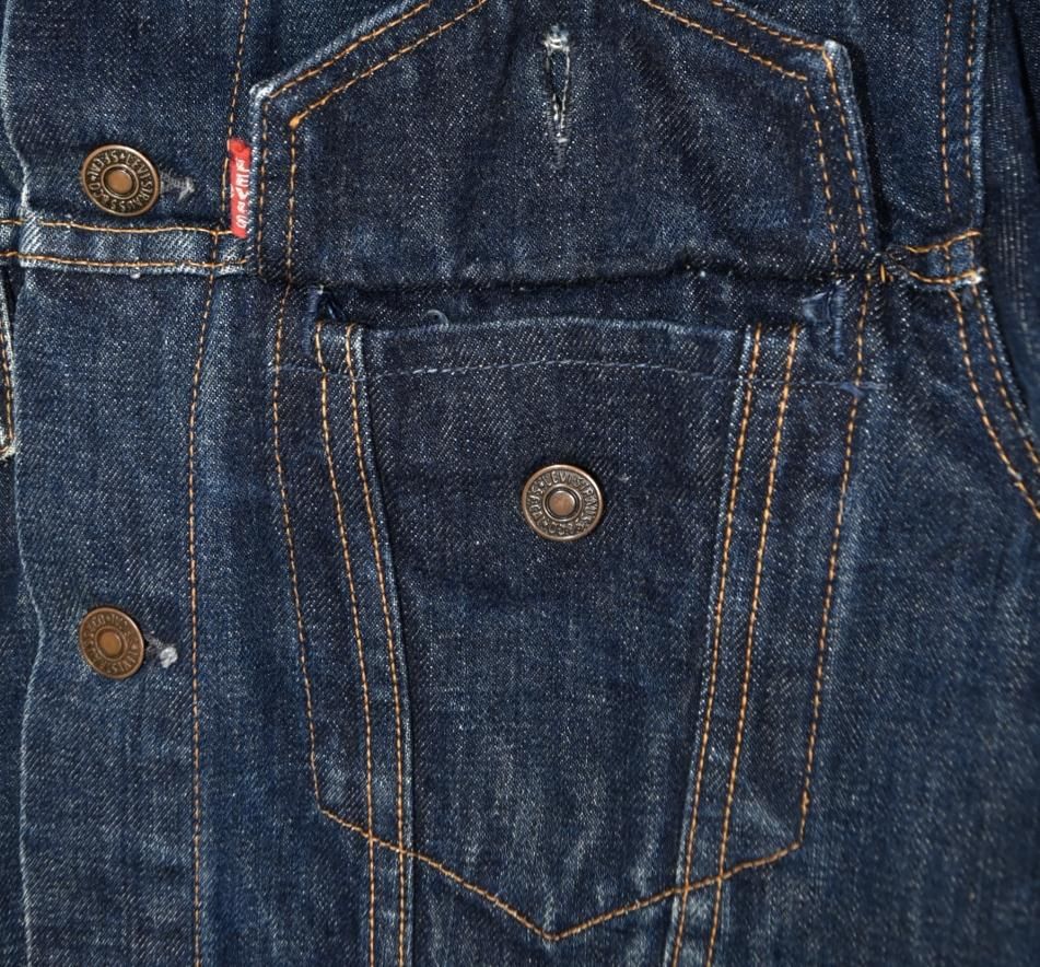 60s~ LEVI'S 70505 bigE 4th Denim jacket S程度 ボタン裏350 60s~ LEVI'S 70505 bigE 4th Denim jacket S程度 ボタン裏350