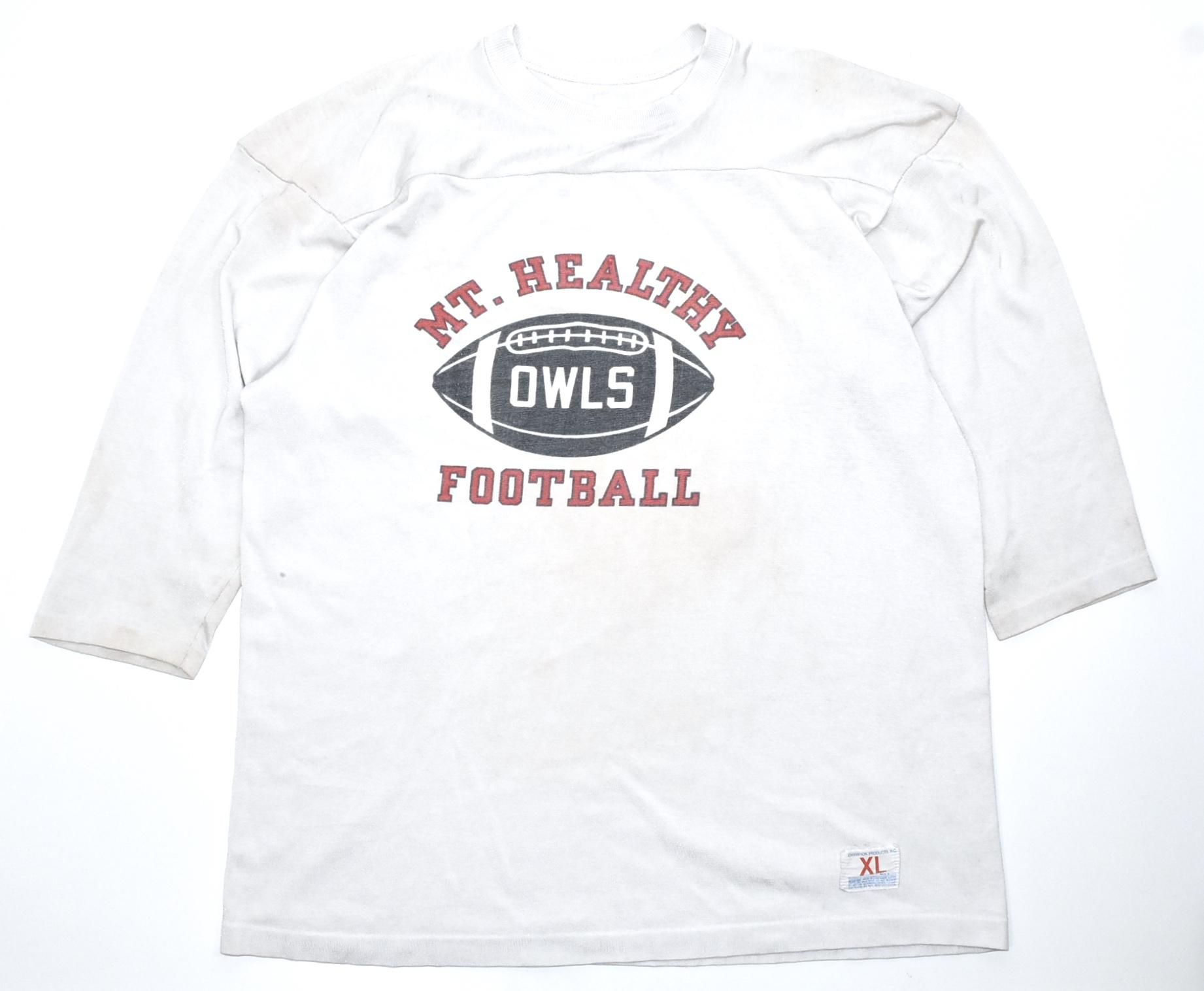 Early 70s CHAMPION Football Tee MADE IN USA XL White ܡѥåդ ߹߻ʥץ
