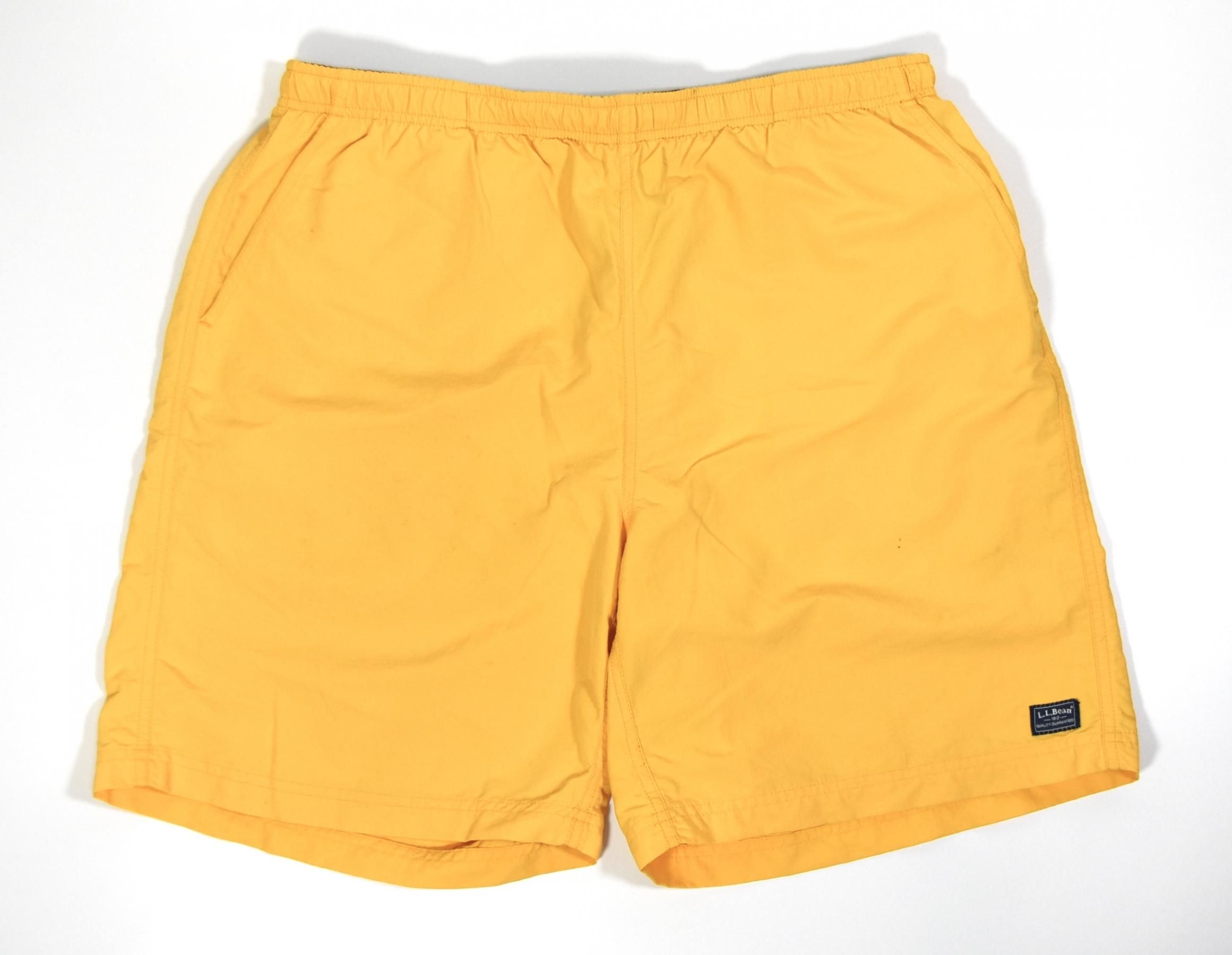 L.L.Bean SUPPLEX Nylon shorts L Yellow
