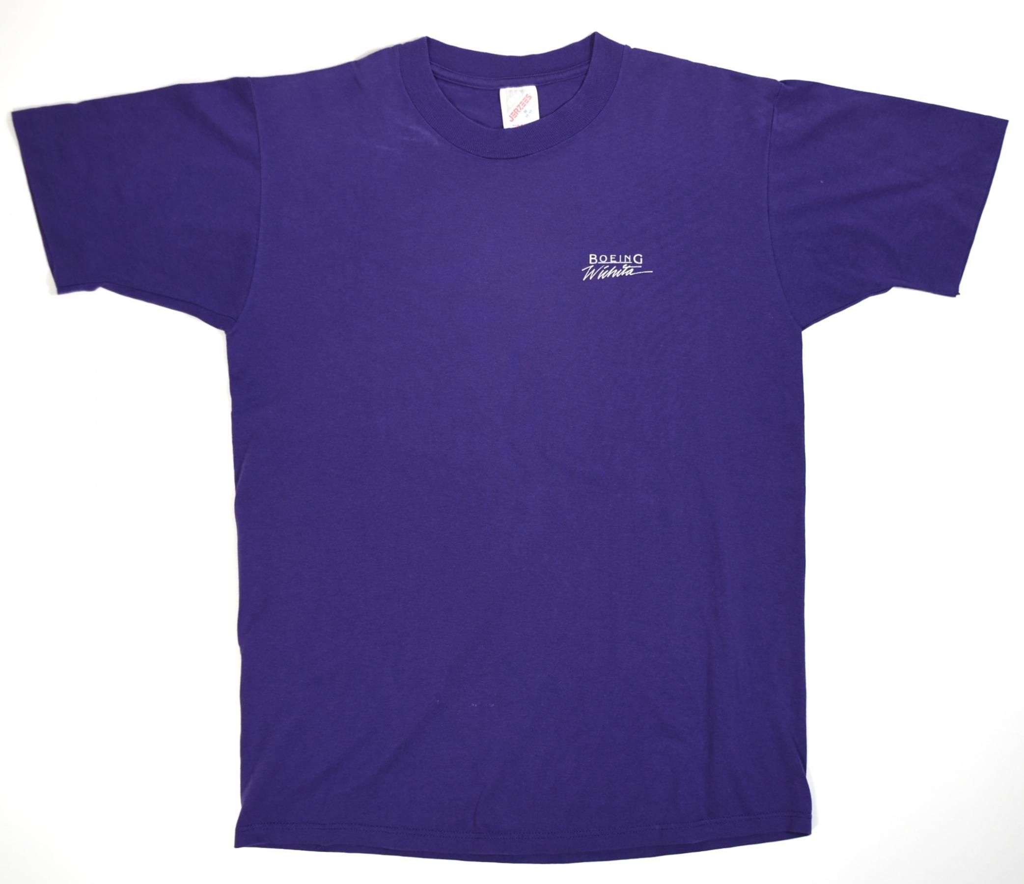 90s BOEING Tee M MADE IN USA Purple